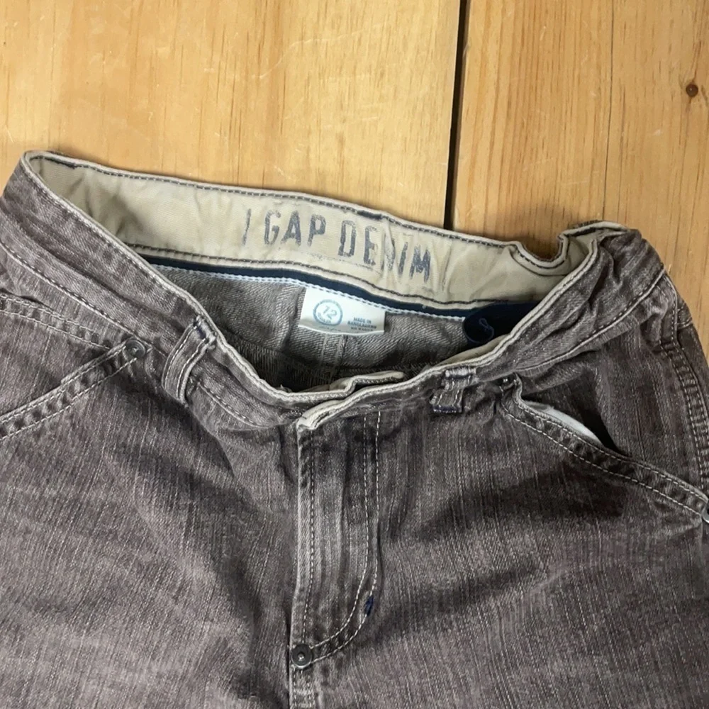 Boys Gap Denim Carpenter Pants, brown denim,  12 R